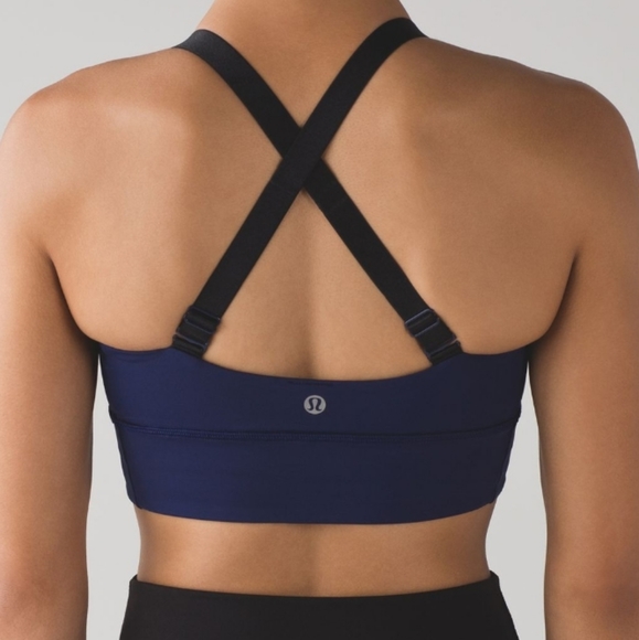 lululemon athletica Other - Lululemon both ways navy Sports bra with black straps